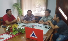 Visitamos junto al intendente de la Ciudad Fram